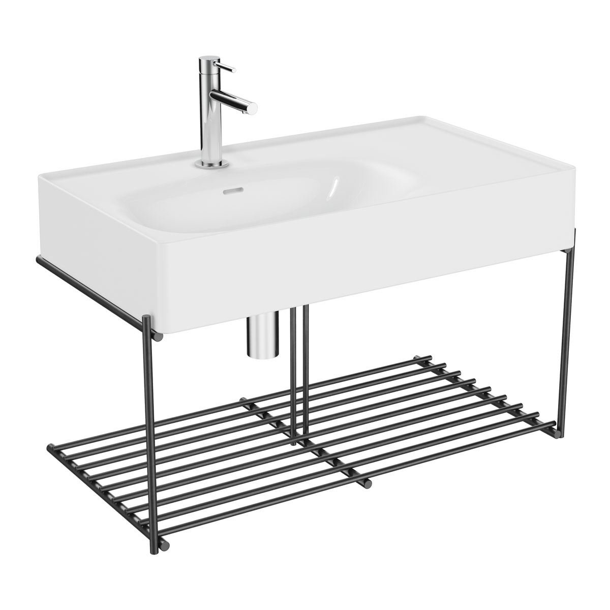 64084 Equal Lavabo Ünitesi 80 cm Raflı